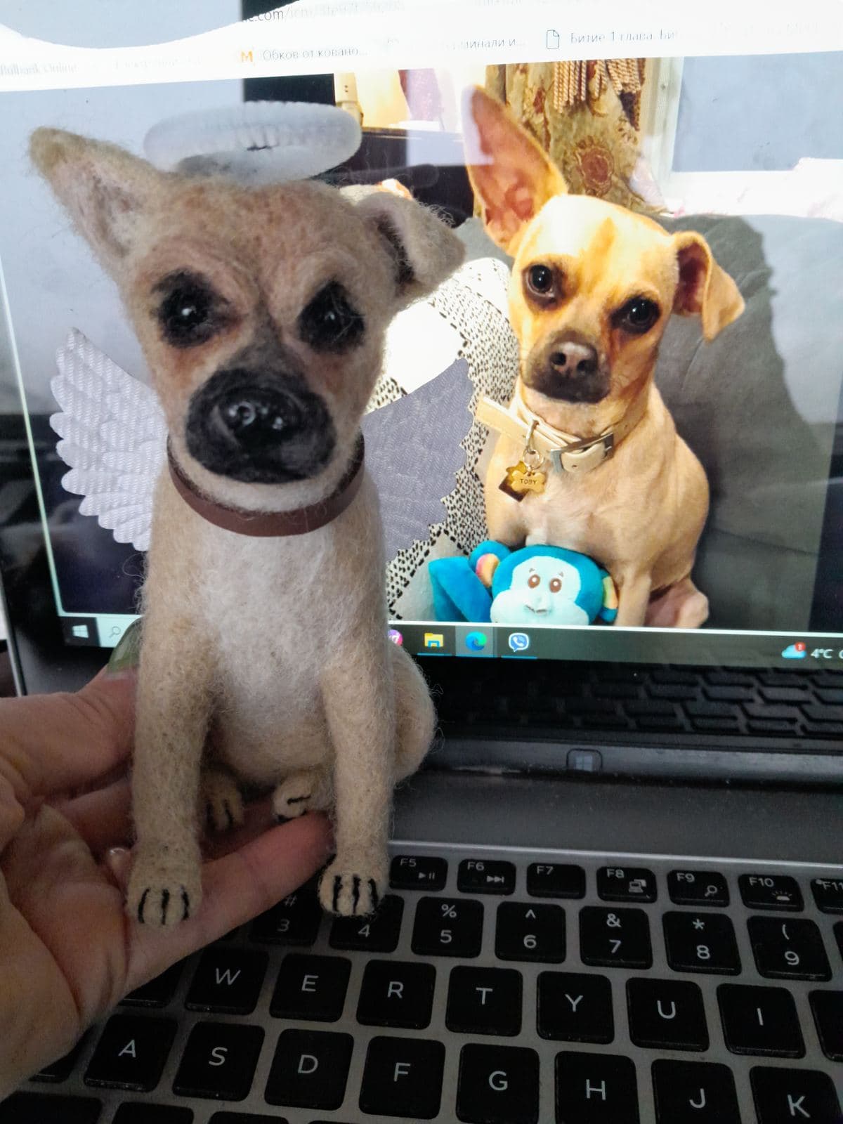 Custom Chihuahua Angel - Image 1 of 1