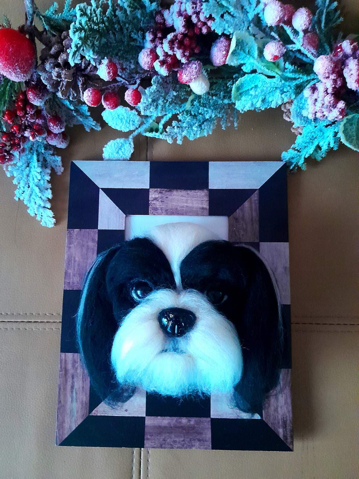 3D Framed Pet Portrait - Shih Tzu - Image 1 of 1