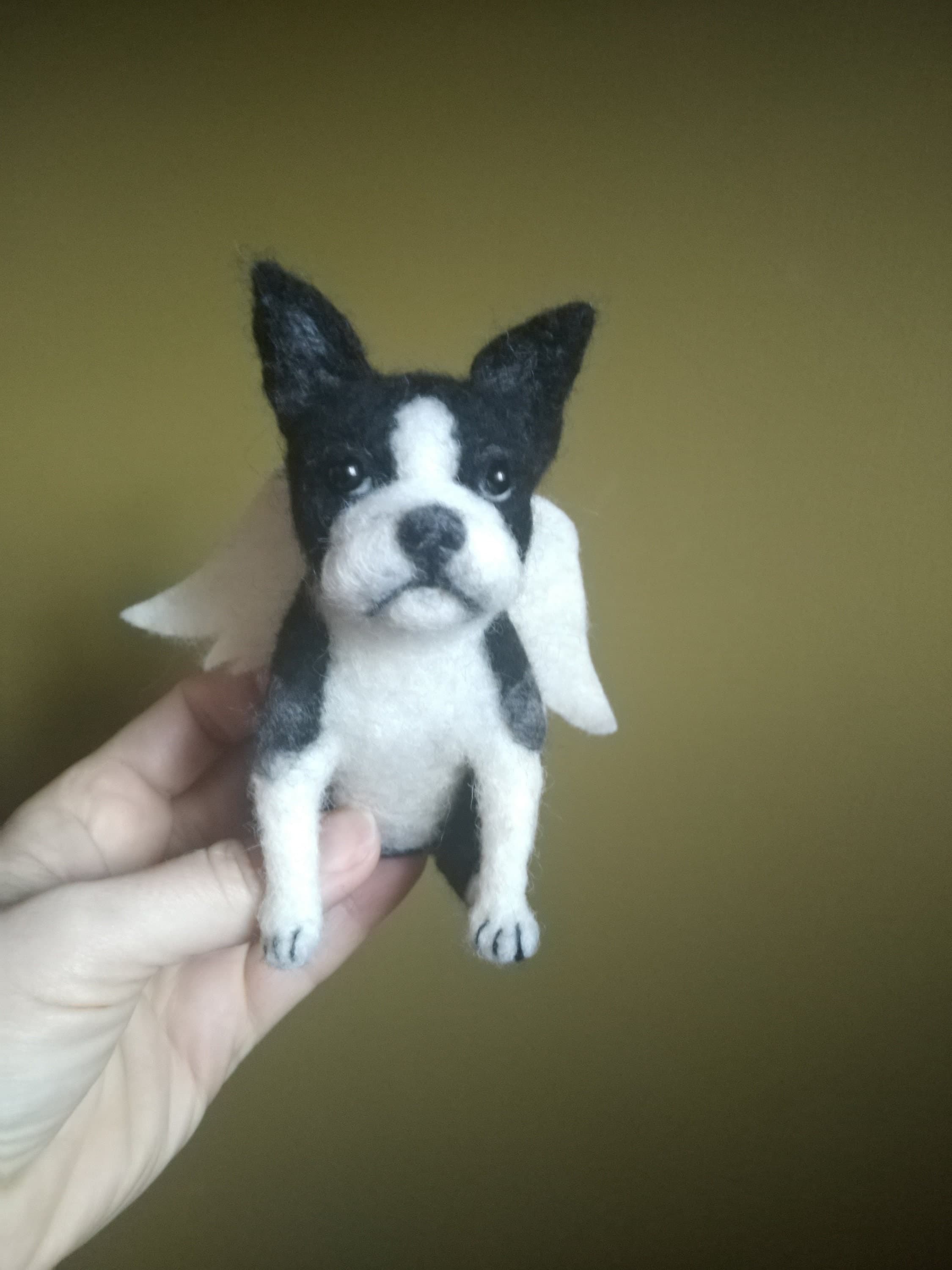 Custom Boston Terrier Sculpture