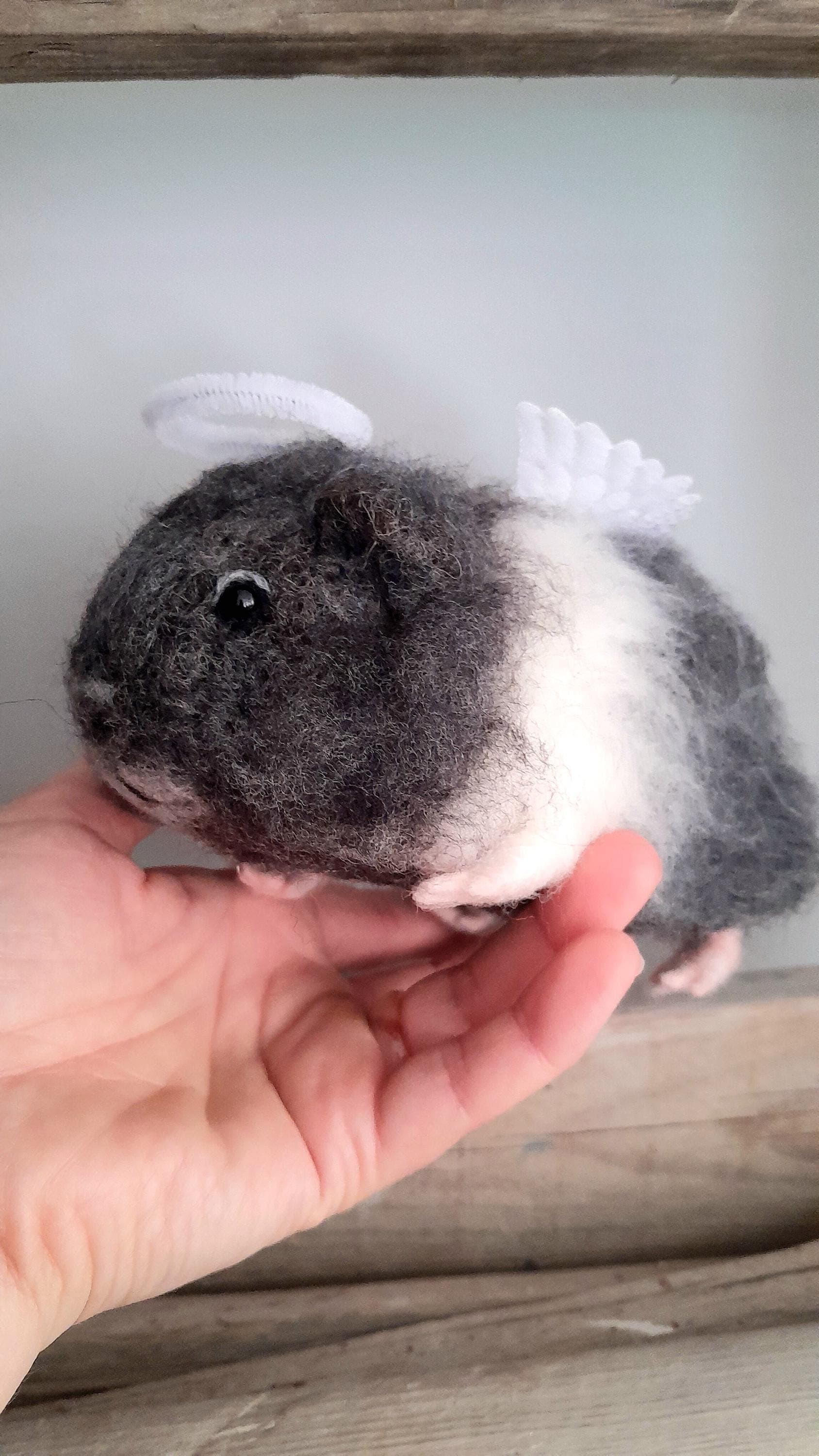 Custom Guinea Pig Angel Tree Topper